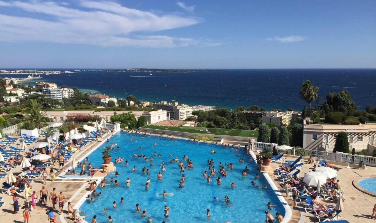 Exceptionnel Sur Cannes Vue Mer Piscine Ngoại thất bức ảnh